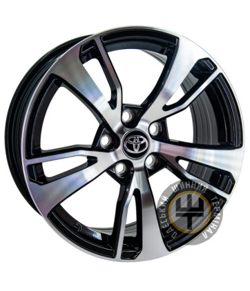 Replica Toyota 177147 7.5x17 5x114.3 ET39 DIA60.1 Machine black