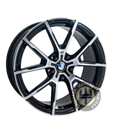 Replica BMW * F9746 9.5x19 5x120 ET38 DIA72.6 Черный с алмазной механической обработкой лицевой поверхности