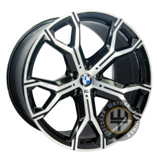 Replica BMW * GT F2P031 10.5x20 5x120 ET35 DIA74.1 Black polished (Черный с полированной лицевой частью)