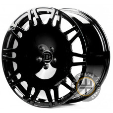 Replica FORGED MR0003B 10x21 5x112 ET48 DIA66.45 Gloss Black (Черный глянец)