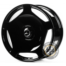 Replica FORGED MR0006 10x20 5x112 ET48 DIA66.45 Gloss Black (Черный глянец)