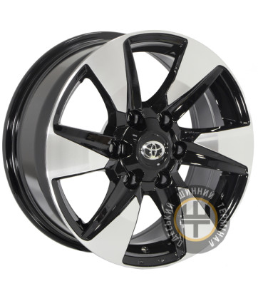 Zorat Wheels ZW-7882 7.5x17 6x139.7 ET25 DIA106.1 Black polished (Черный с полированной лицевой частью)
