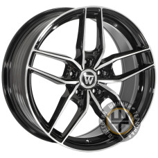 Zorat Wheels ZW-YA8261 8x18 5x114.3 ET35 DIA73.1 Black polished (Черный с полированной лицевой частью)