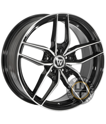 Zorat Wheels ZW-YA8261 8x18 5x114.3 ET35 DIA73.1 Black polished (Черный с полированной лицевой частью)