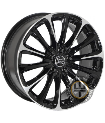 Zorat Wheels ZW-9075 8x18 5x114.3 ET42 DIA73.1 Black polished (Черный с полированной лицевой частью)
