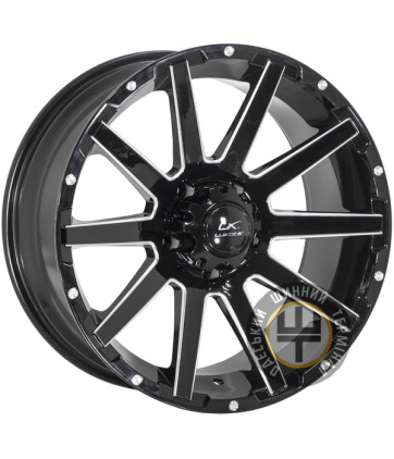 Zorat Wheels ZW-D9352 9x20 5x139.7 ET0 DIA110.1 Gloss Black W/Milled Spoker