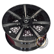 Replica FORGED MR0004 11.5x22 5x112 ET47 DIA66.45 Gloss Black (Черный глянец)