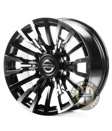 Replica NS687 8x17 6x139.7 ET10 DIA110.1 Machine black