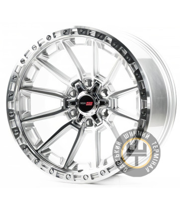 Off Road Wheels OW1889 10x20 12x135 ET-24 DIA110.1 Silver Machined Face