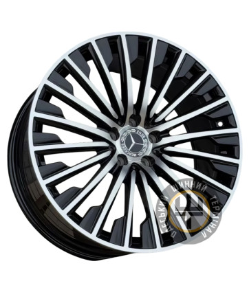 ZF FBX132 8x18 5x112 ET35 DIA66.6 Черный с алмазной механической обработкой лицевой поверхности