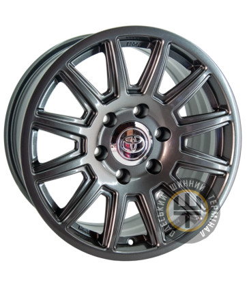 Replica Toyota 177174 8x17 6x139.7 ET25 DIA95.1 Graphite