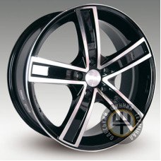 Racing Wheels H-412 6.5x15 5x105 ET39 DIA56.6 Black full polished
