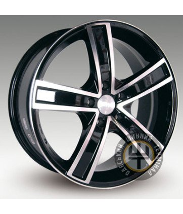 Racing Wheels H-412 6.5x15 5x105 ET39 DIA56.6 Black full polished
