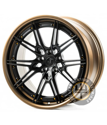 WS FORGED WS-044C 10.5x20 5x112 ET20 DIA66.45 SATIN BLACK INSIDE MATT BRONZE OUTSIDE