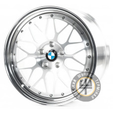 WS FORGED WS-B01C 8x19 5x120 ET43 DIA72.5 Silver lip polish