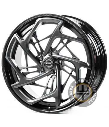 WS FORGED WS-LR20C 10x23 5x120 ET32 DIA72.4 SATIN_GRAY_LIP_CARBON