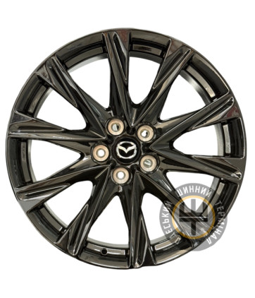 Replica MZ201 7.5x18 5x114.3 ET45 DIA67.1 Gloss Black (Черный глянец)
