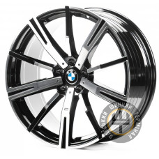 Replica B651 8.5x20 5x112 ET25 DIA66.45 Gloss Black Machined Face (Черный глянцевый полированное лицо)