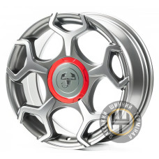 Replica FT5366 7x16 4x98 ET38 DIA58.1 Satin graphiIte with machined face