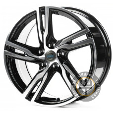 Replica V18653 8x18 5x108 ET42 DIA63.3 Gloss Black Machined Face (Черный глянцевый полированное лицо)