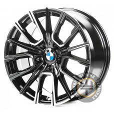 Replica B3168 8x17 5x120 ET25 DIA72.6 Черный с алмазной механической обработкой лицевой поверхности