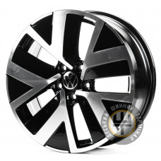 Replica VV3353 7x18 5x112 ET43 DIA57.1 Черный с алмазной механической обработкой лицевой поверхности