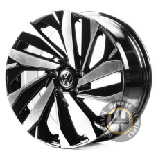 Replica VV3324 8x18 5x112 ET44 DIA57.1 Черный с алмазной механической обработкой лицевой поверхности