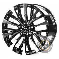 Replica TY3102 8.5x19 5x114.3 ET38 DIA60.1 Черный с алмазной механической обработкой лицевой поверхности