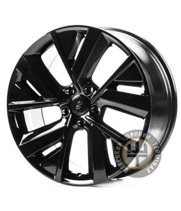 Replica LI3114 8.5x20 5x120 ET45.5 DIA62.5 Черный с алмазной механической обработкой лицевой поверхности