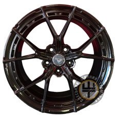 Flow Forming FF12 7.5x17 5x100 ET38 DIA73.1 Gloss Black (Черный глянец)