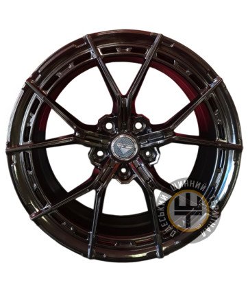 Flow Forming FF12 7.5x17 5x100 ET38 DIA73.1 Gloss Black (Черный глянец)
