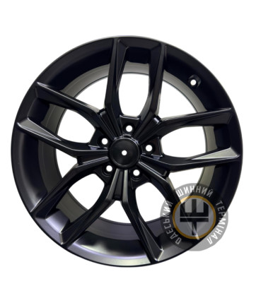 Replica HY-107 8x18 5x114.3 ET45 DIA67.1 Black Matt (Черный матовый)