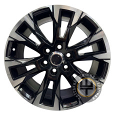 Replica CT-2506 8.5x20 6x139.7 ET50 DIA95.1 Черный с алмазной механической обработкой лицевой поверхности