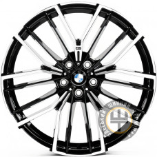 Replica B3289 8.5x20 5x112 ET30 DIA66.5 Machine black