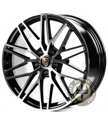 Replica PR618 9.5x21 5x130 ET46 DIA71.6 Machine black