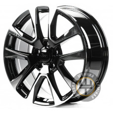 Replica JE20377 8x20 5x127 ET56.4 DIA71.5 Gloss Black Machined Face (Черный глянцевый полированное лицо)