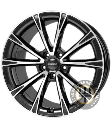 Dezent AR  8.5x19 5x114.3 ET40 DIA64.1 Black polished (Черный с полированной лицевой частью)