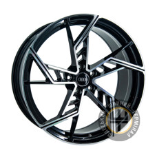 GT FA835 9x20 5x112 ET30 DIA66.45 Черный с алмазной механической обработкой лицевой поверхности