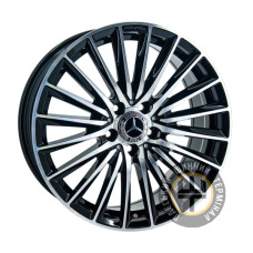 Replica Mercedes GT 3S5909 7.5x18 5x112 ET35 DIA66.6 Black polished (Черный с полированной лицевой частью)