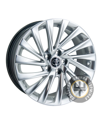 Replica Toyota GT 5716 8x18 5x114.3 ET40 DIA60.1 Hyper Silver (Cупер серебро)