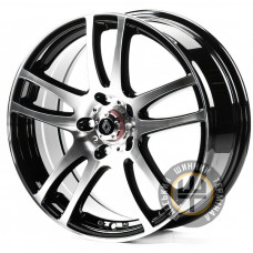 Replica RN5099 6.5x16 5x114.3 ET50 DIA66.1 Gloss Black Machined Face (Черный глянцевый полированное лицо)