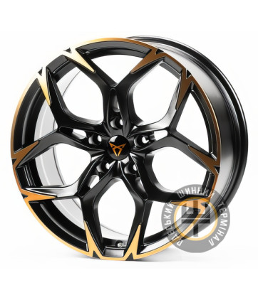 Replica CUP275 8.5x19 5x112 ET38 DIA57.1 Satin black with bronze face