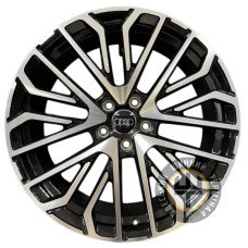 Replica A3386 10x22 5x112 ET25 DIA66.5 Черный с алмазной механической обработкой лицевой поверхности
