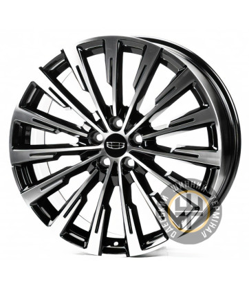 Replica Geely3360 8x20 5x108 ET52 DIA63.4 Черный с алмазной механической обработкой лицевой поверхности