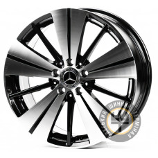 Replica MR3298 7.5x18 5x112 ET52 DIA66.5 Черный с алмазной механической обработкой лицевой поверхности