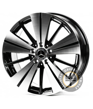 Replica MR3298 7.5x18 5x112 ET52 DIA66.5 Черный с алмазной механической обработкой лицевой поверхности