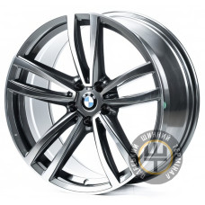 Replica B3300 8.5x19 5x112 ET25 DIA66.5 Dark Gunmetal Machined Face