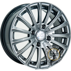 GT DM148 6.5x15 4x100 ET40 DIA67.1 Hyper black (Насыщенный черный, иногда темно-серебристый)