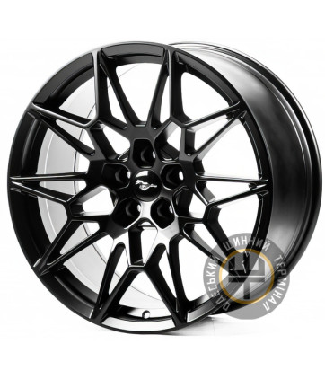 Replica MUS12 9.5x20 5x114.3 ET30 DIA70.5 Black Matt (Черный матовый)