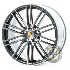 Replica PR202 10.5x20 5x130 ET47 DIA71.56 Серый, полированные спицы и обод